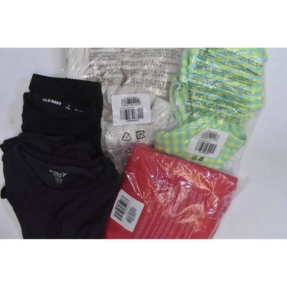 Old Navy Bulk Lot Of 10 Girls Size Large 10/12 Mixed Season Tops Bottoms Shorts
